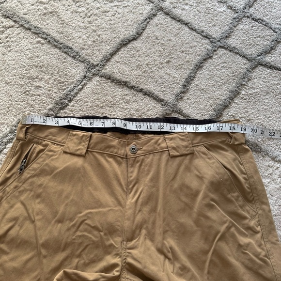 Duluth Trading Dry on the Fly Pants tan outdoor hiking XL long - Picture 7 of 11